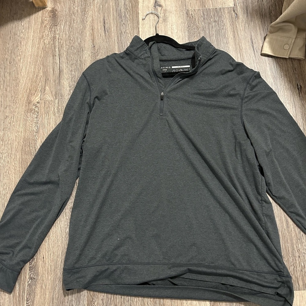 Men's Gray Performance Quarter-Zip